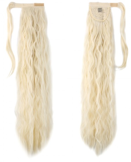 Bağlamalı Kabarık Dalgalı At Kuyruğu - Platin