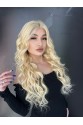 Platin Uzun Gerçek Saç Tül Peruk 16