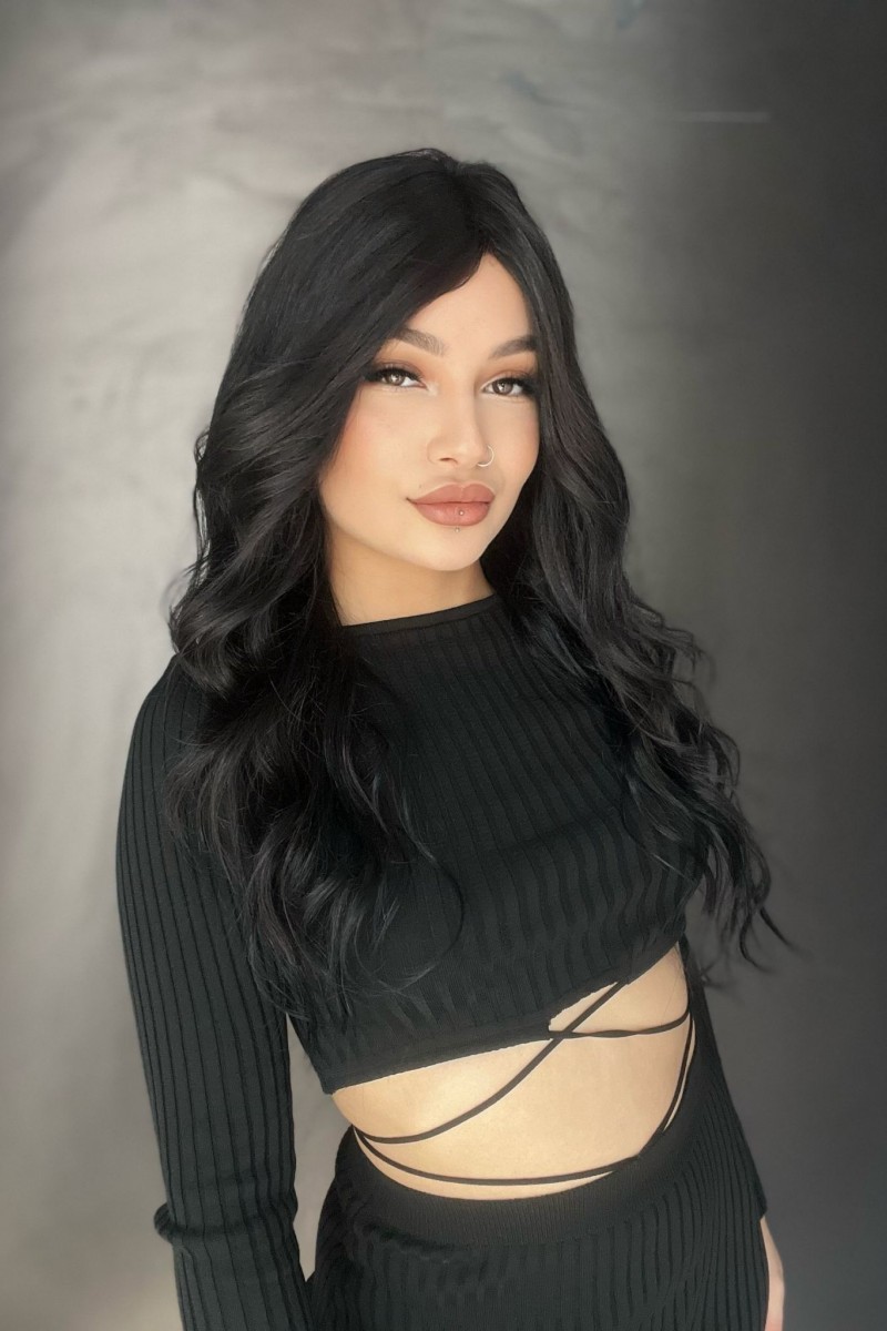 Koyu Kumral Gerçek Saç Peruk 46