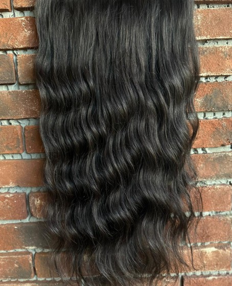 U Parça Ombre Doğal Çıt Çıt Saç  Doğal  ton