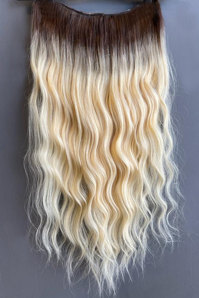 U Parça Ombre Doğal Çıt Çıt Saç ombreli