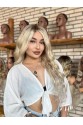 Front Lace Kişiye özel Kumral ombreli Tül peruk Kasım Koleksiyonu 8