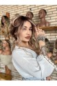 Front Lace Kişiye özel Kumral ombreli Tül peruk Kasım Koleksiyonu 12