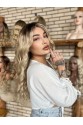 Front Lace Kişiye özel Kumral ombreli Tül peruk Kasım Koleksiyonu 6