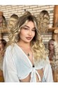 Front Lace Kişiye özel Kumral ombreli Tül peruk Kasım Koleksiyonu 7