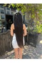 100cm 1metrelik özel Türk saçı tül peruk